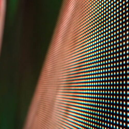 LED Video Wall Up Close Pixels