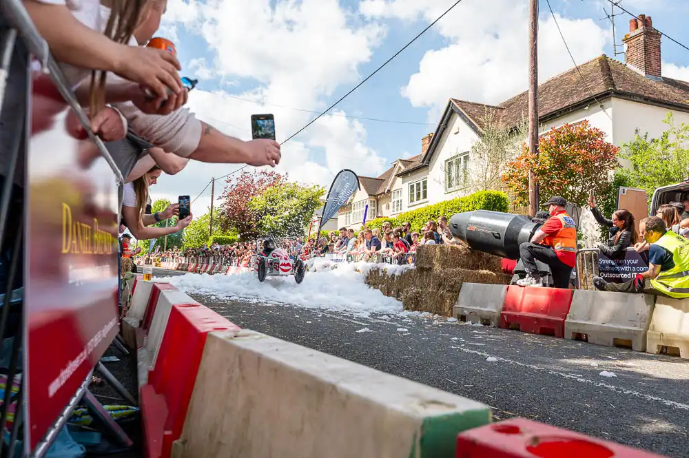 Dunmow Soapbox Rally Foam Cannon Hire