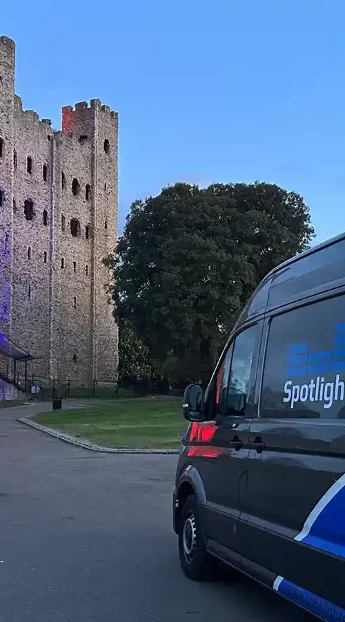 Medway Council VE Day Rochester Castle Spotlight Sound