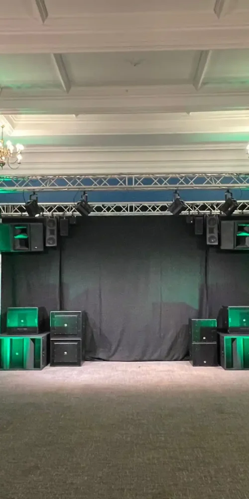 KV2 Demo space PLASA 2024 Exhibit AV Hire