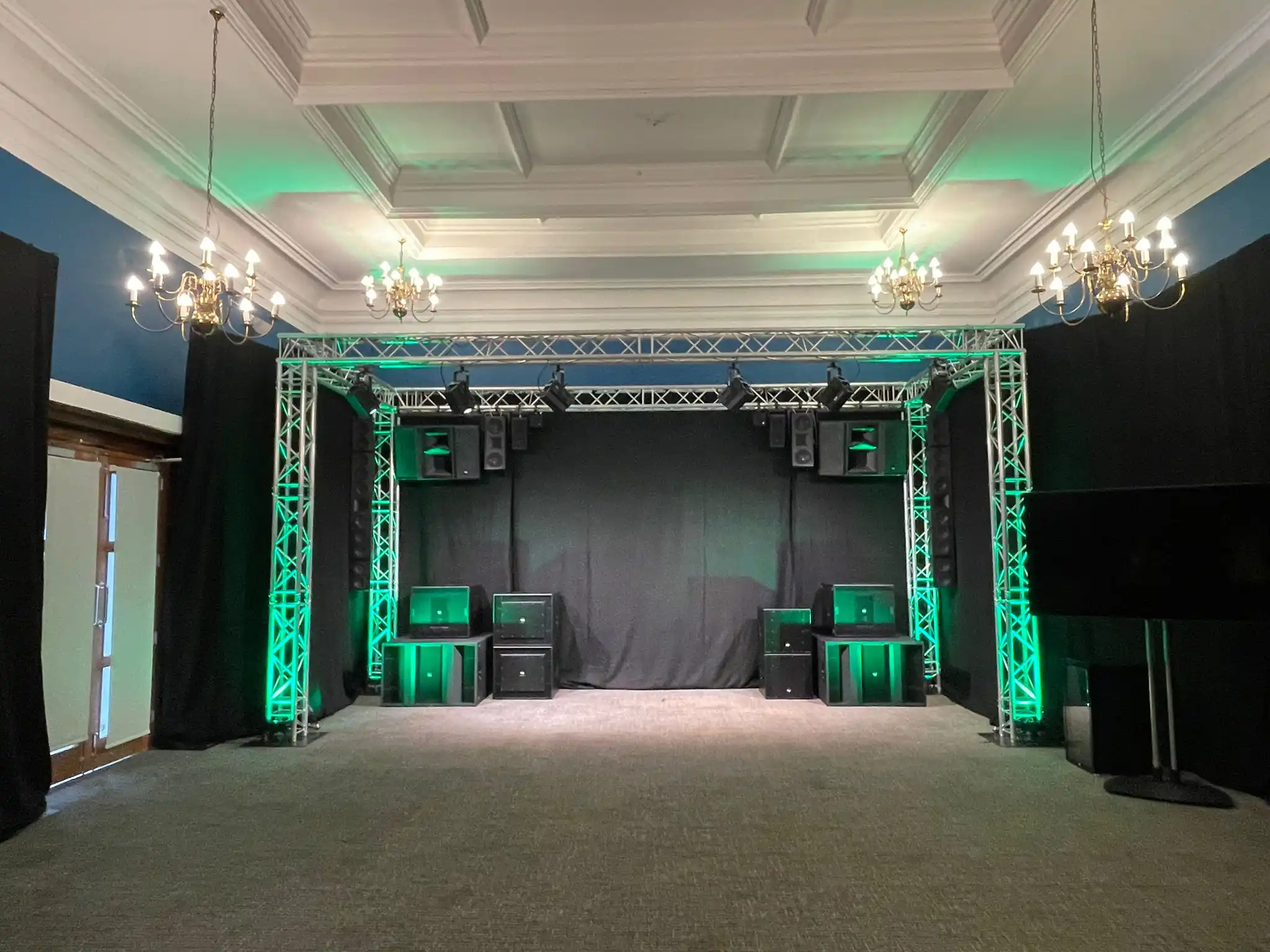 KV2 Demo space PLASA 2024 Exhibit AV Hire